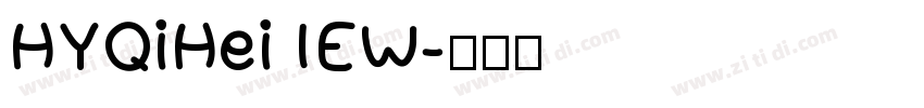 HYQiHei IEW字体转换